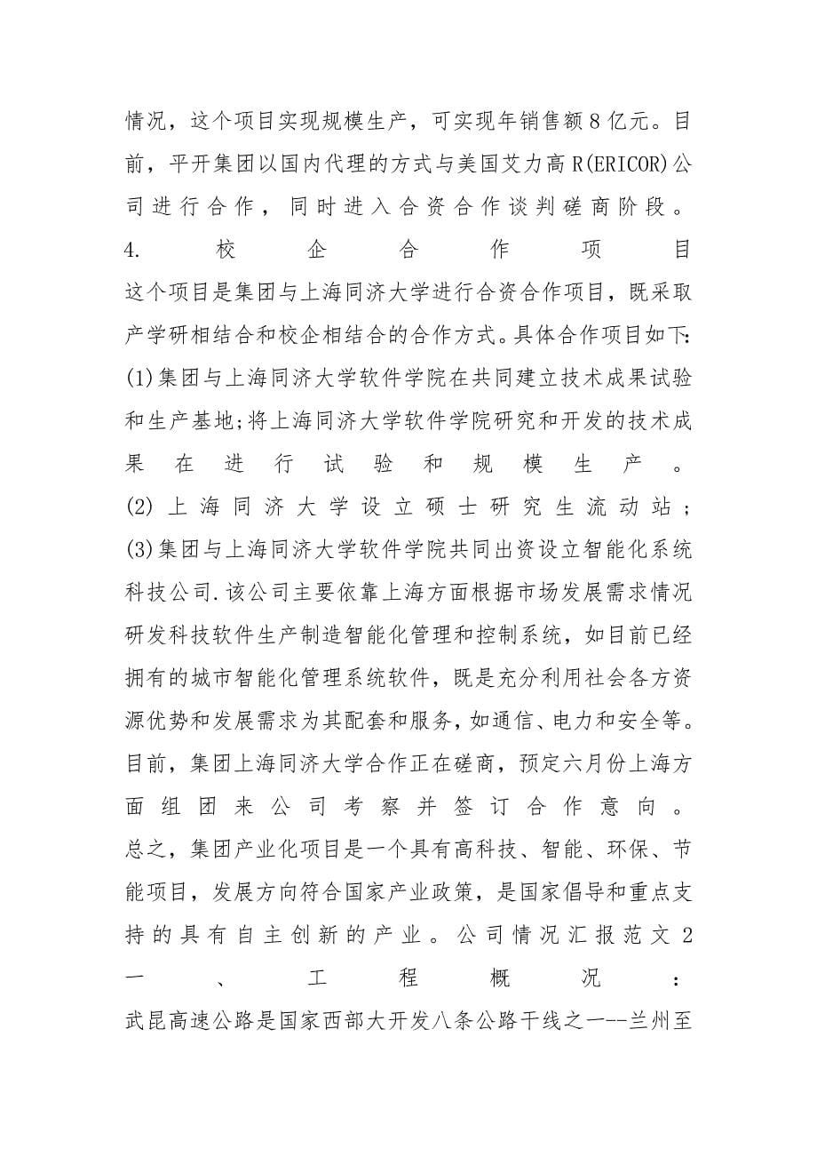 公司情况汇报范文_第5页