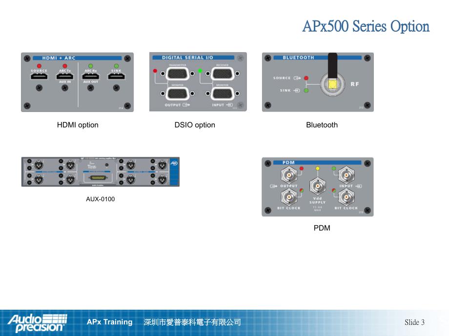 APx555音频分析仪音频测试仪操作说明书_第3页