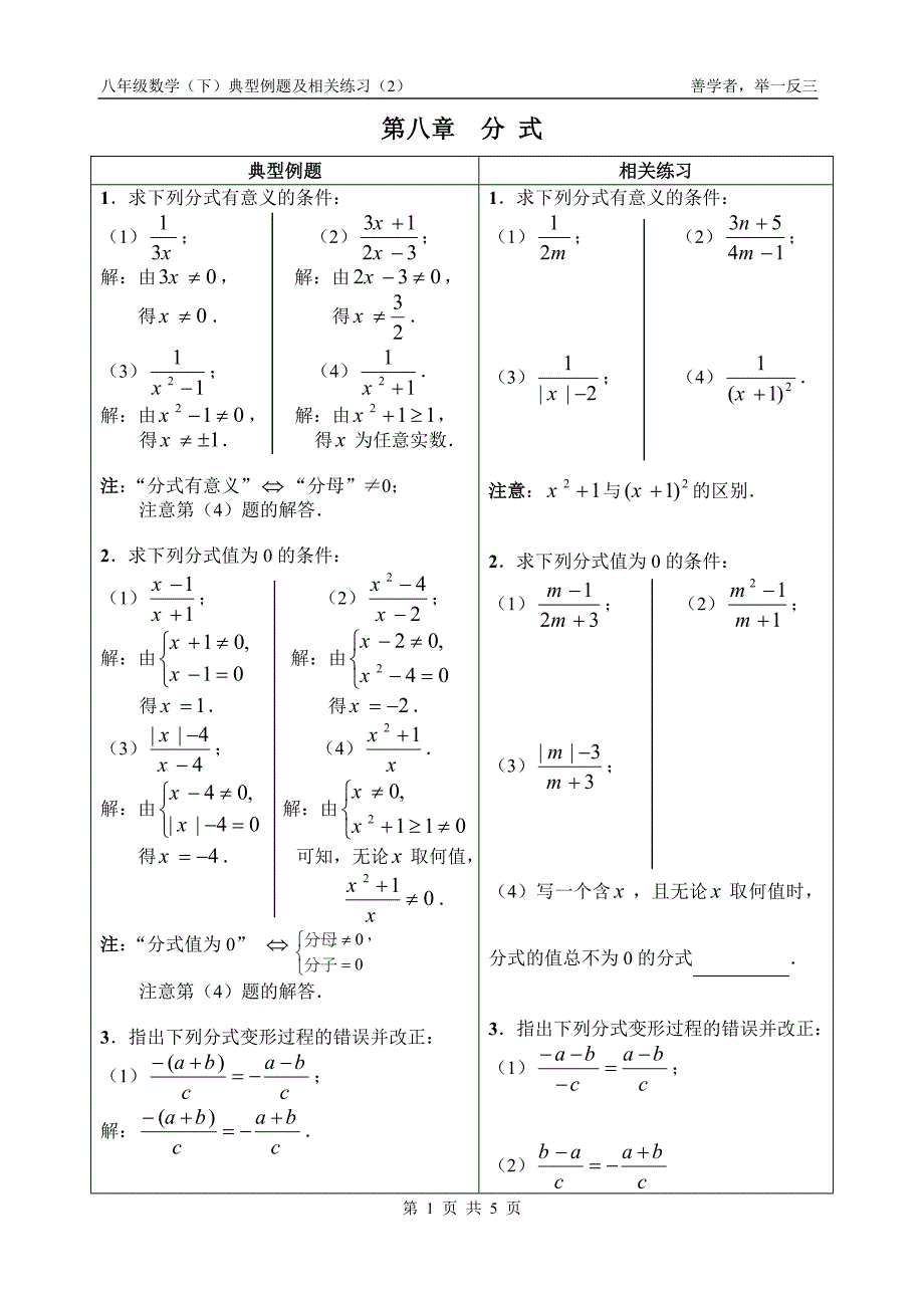 分式典型例题.doc_第1页