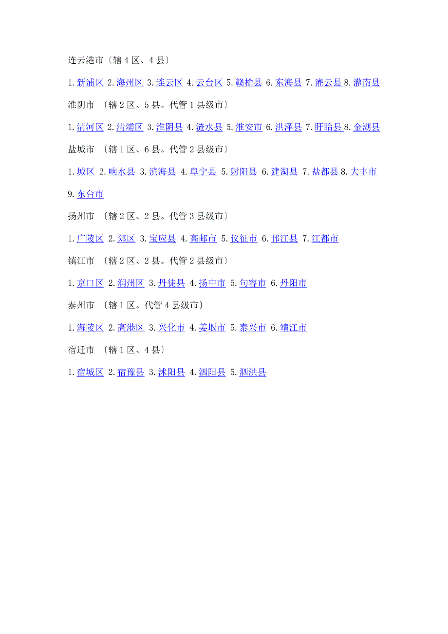 江苏省地级市一览表_第2页