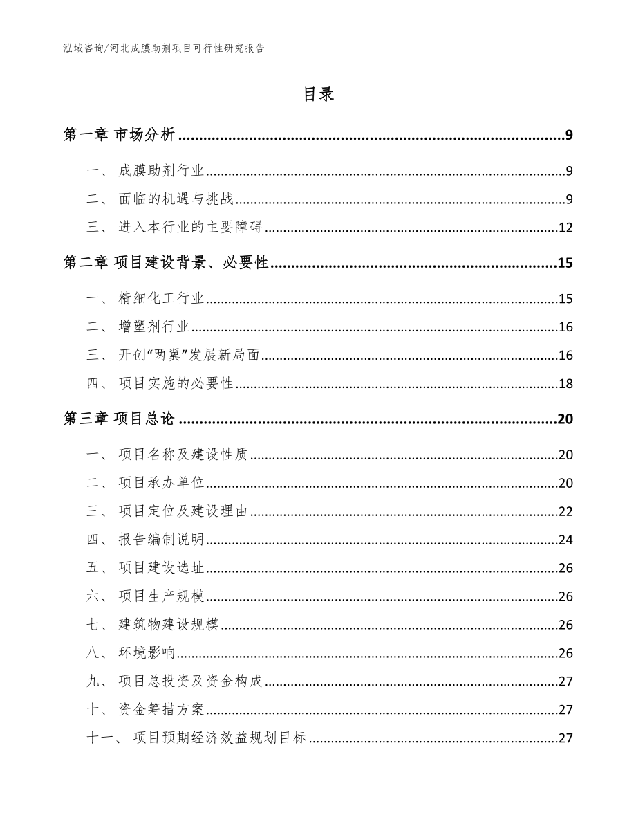 河北成膜助剂项目可行性研究报告_模板参考_第2页