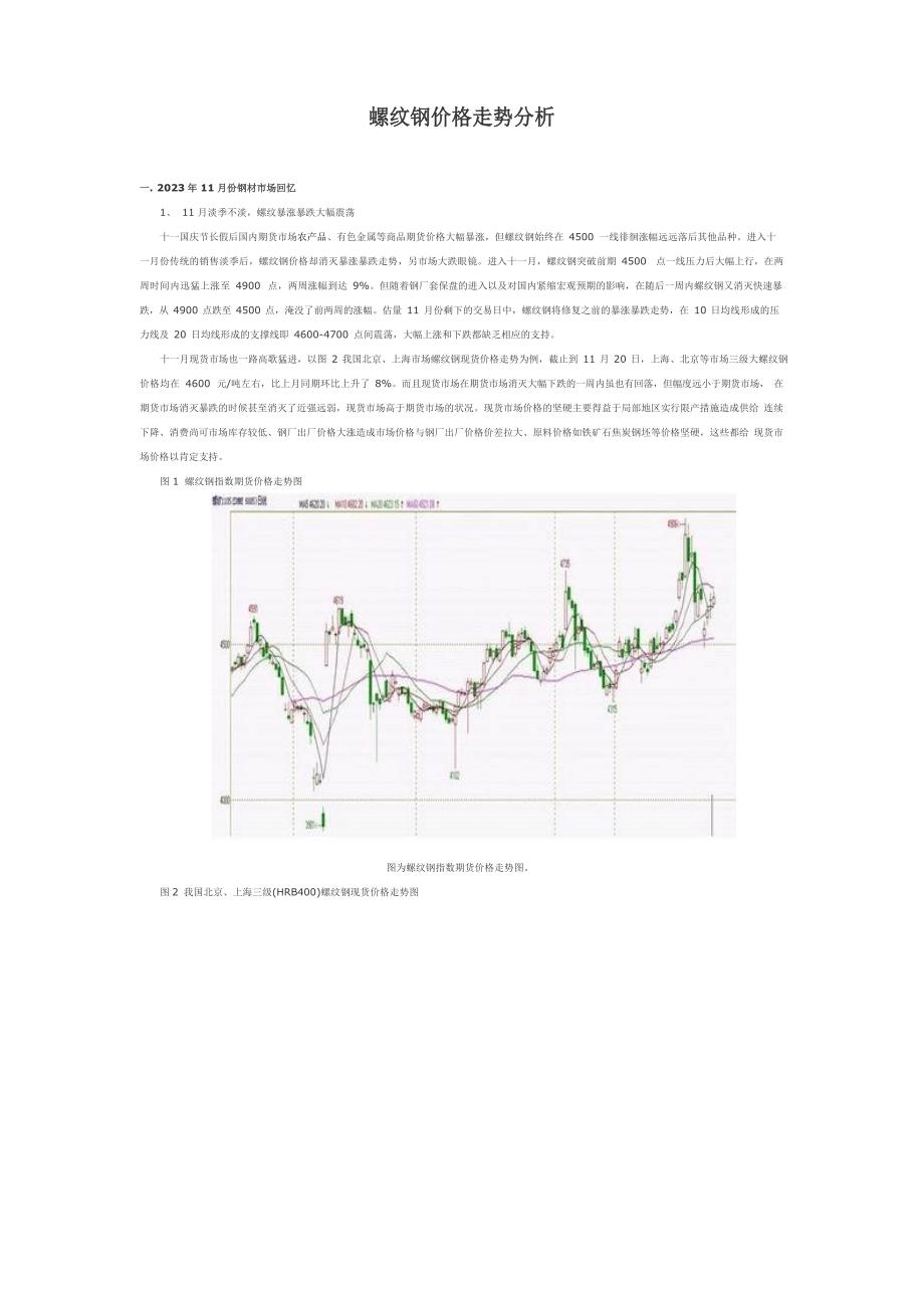 2023年螺纹钢期现走势图_第1页