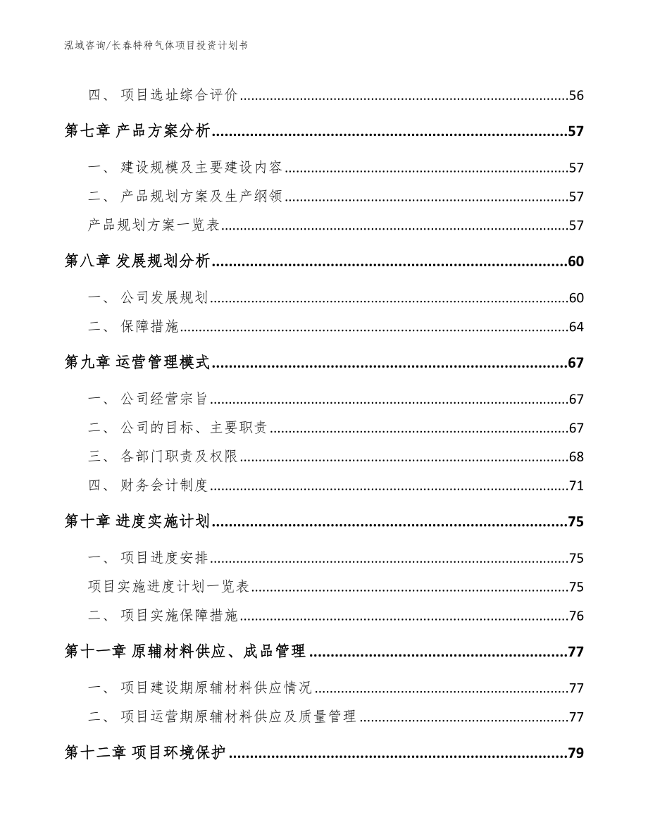 长春特种气体项目投资计划书参考范文_第3页