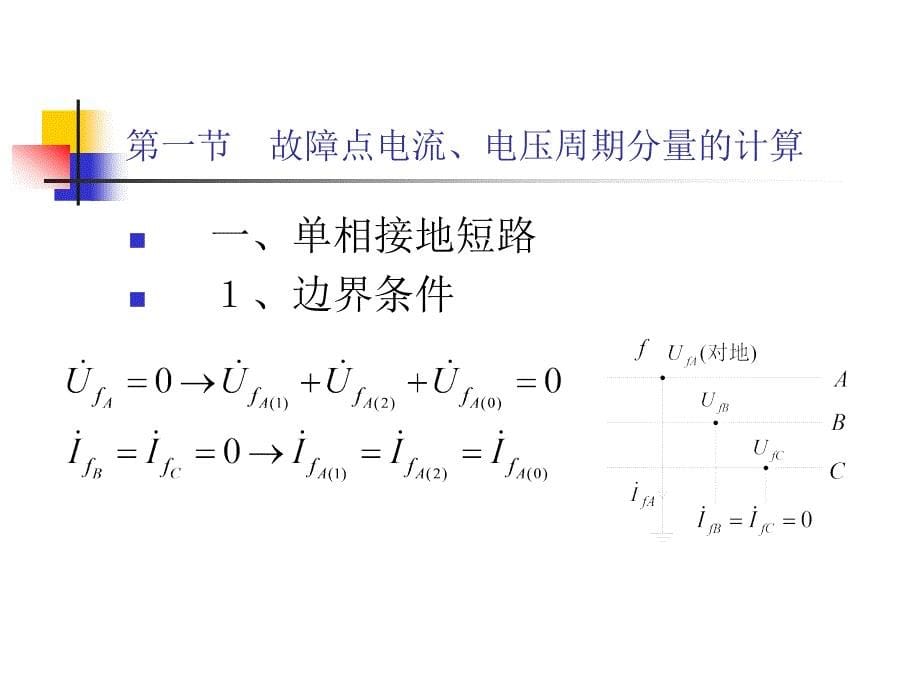 电力系统暂态分析：第五章 不对称故障的分析计算_第5页