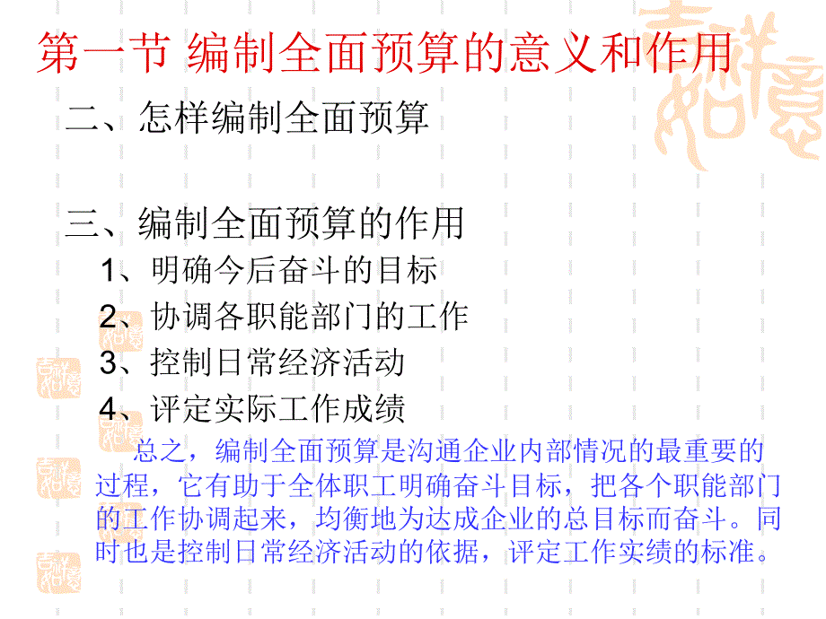 管理会计-全面预算的内容和编制方法_第4页