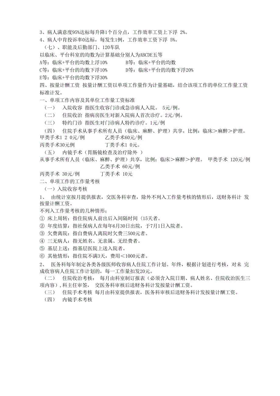 医院绩效考核方案_第4页