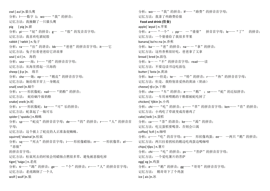 小学单词形象记忆.doc_第2页