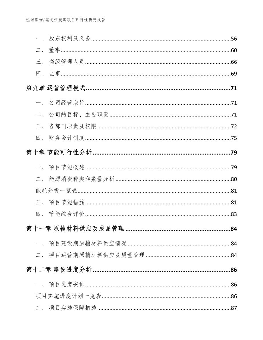 黑龙江炭黑项目可行性研究报告【模板范文】_第3页