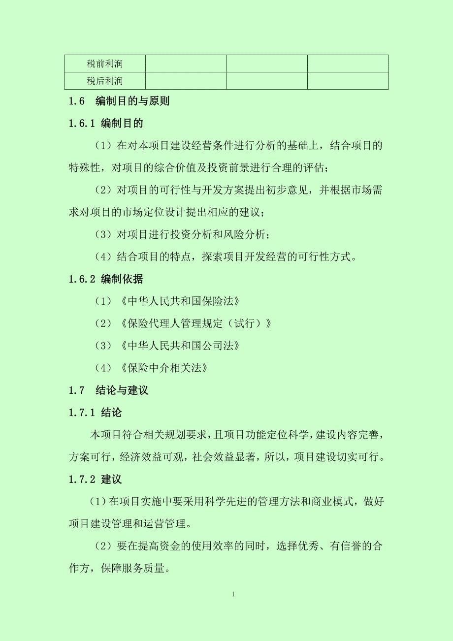 保险公估有限公司可行性研究报告_第5页