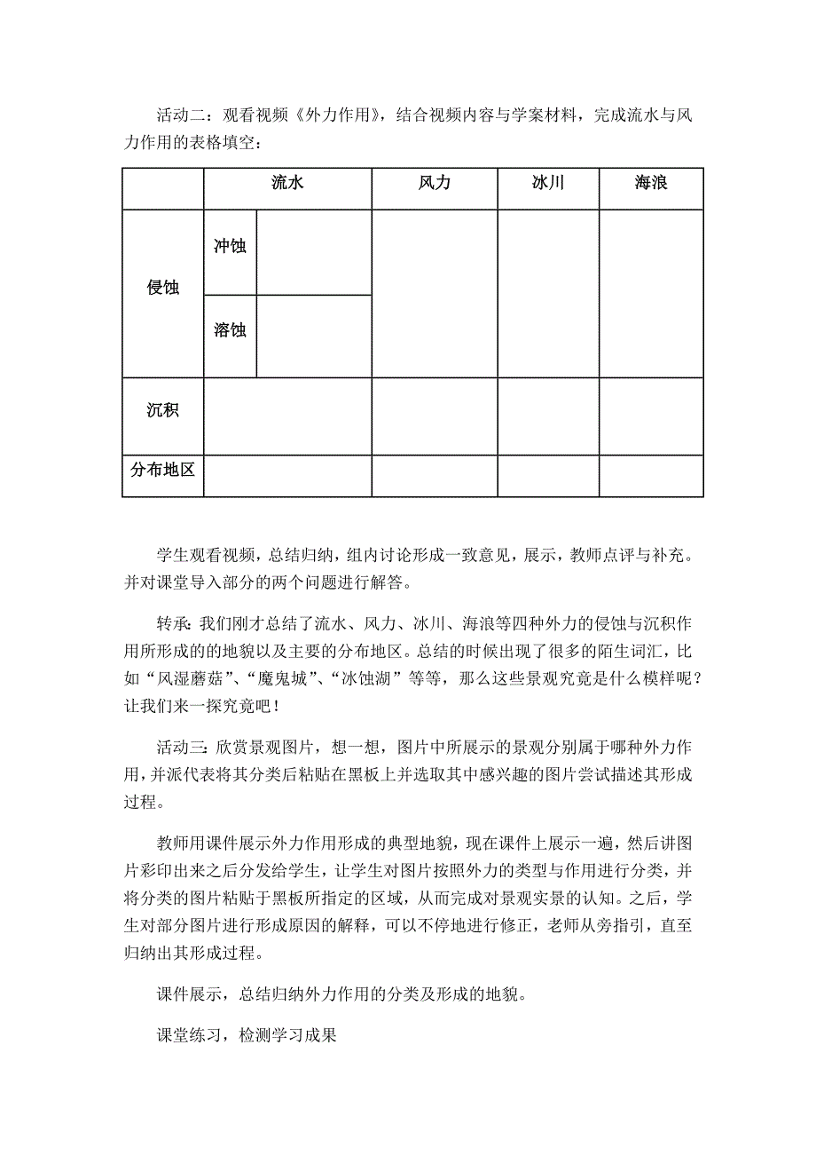 外力作用与地表形态教学设计.docx_第4页