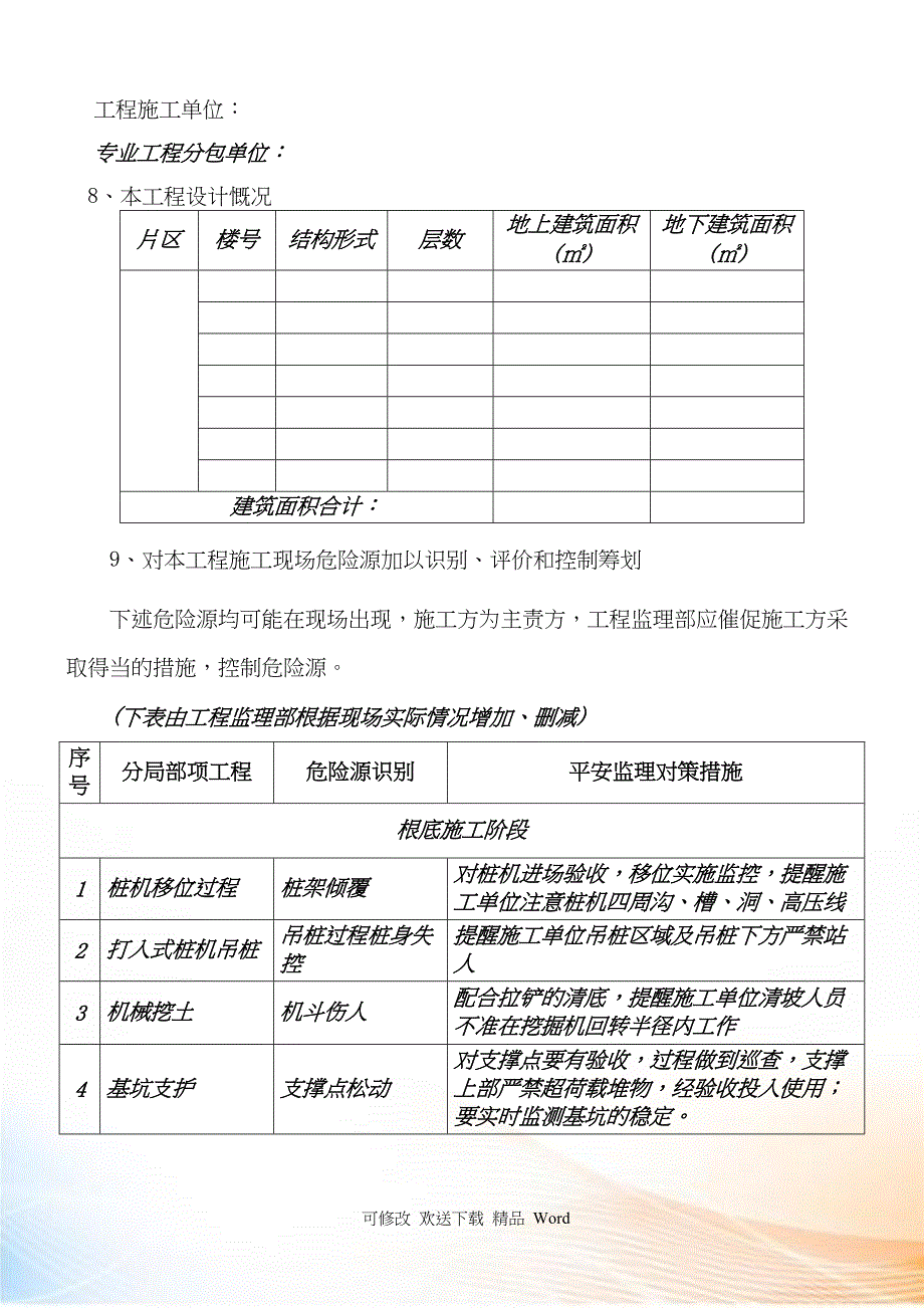 安全监理方案(示范文本)_第4页