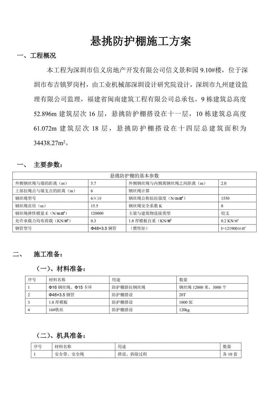 悬挑防护棚施工方案(范本)_第2页