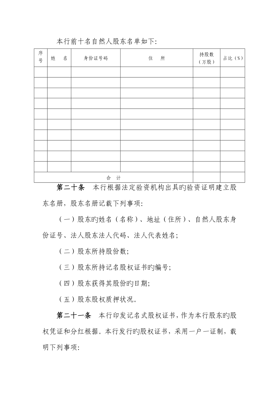 农村商业银行股份有限公司综合章程_第5页