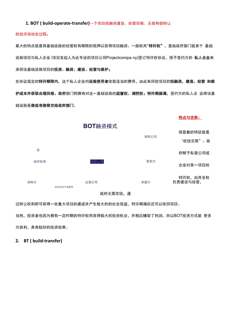 常见的投融资模式介绍_第1页