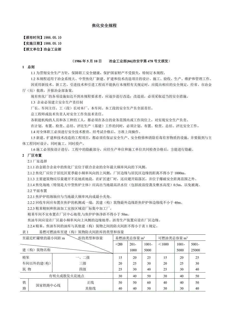 焦化安全规程_第1页