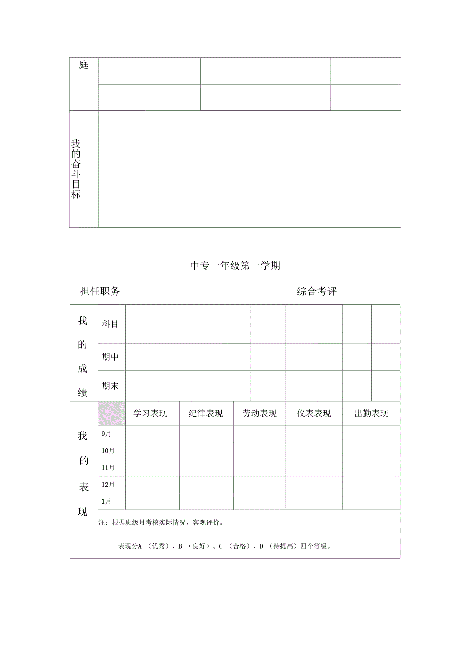 中职生成长记录手册_第3页