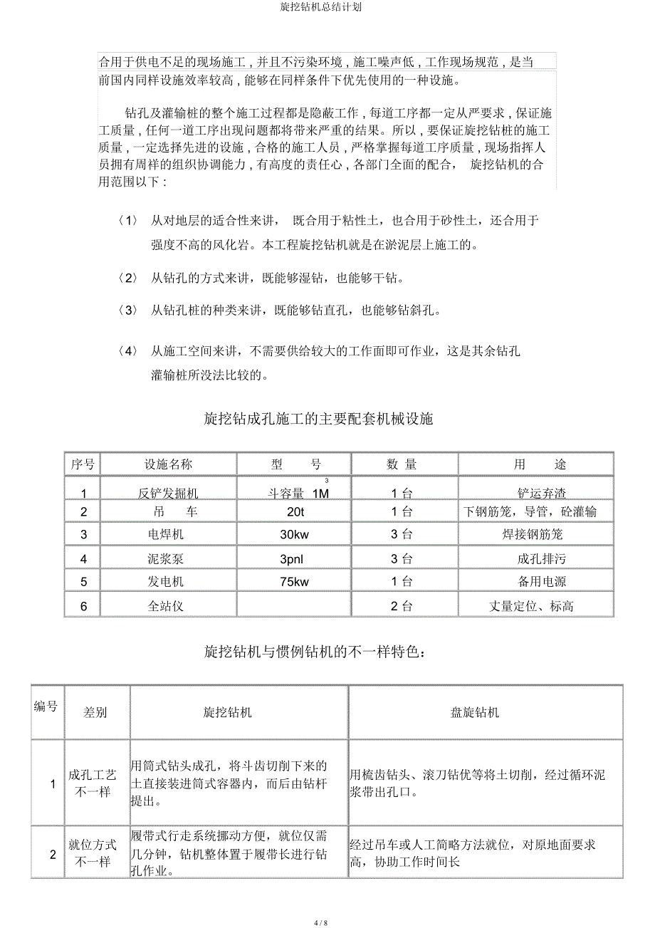 旋挖钻机总结计划.docx_第4页