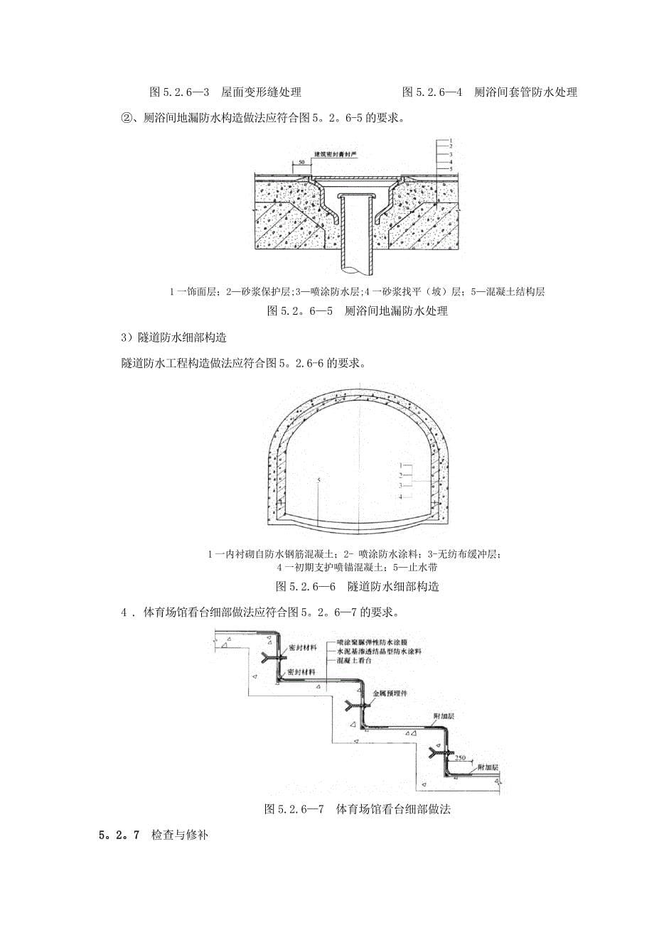 【整理版施工方案】喷涂型聚脲弹性防水涂料施工工法_第5页