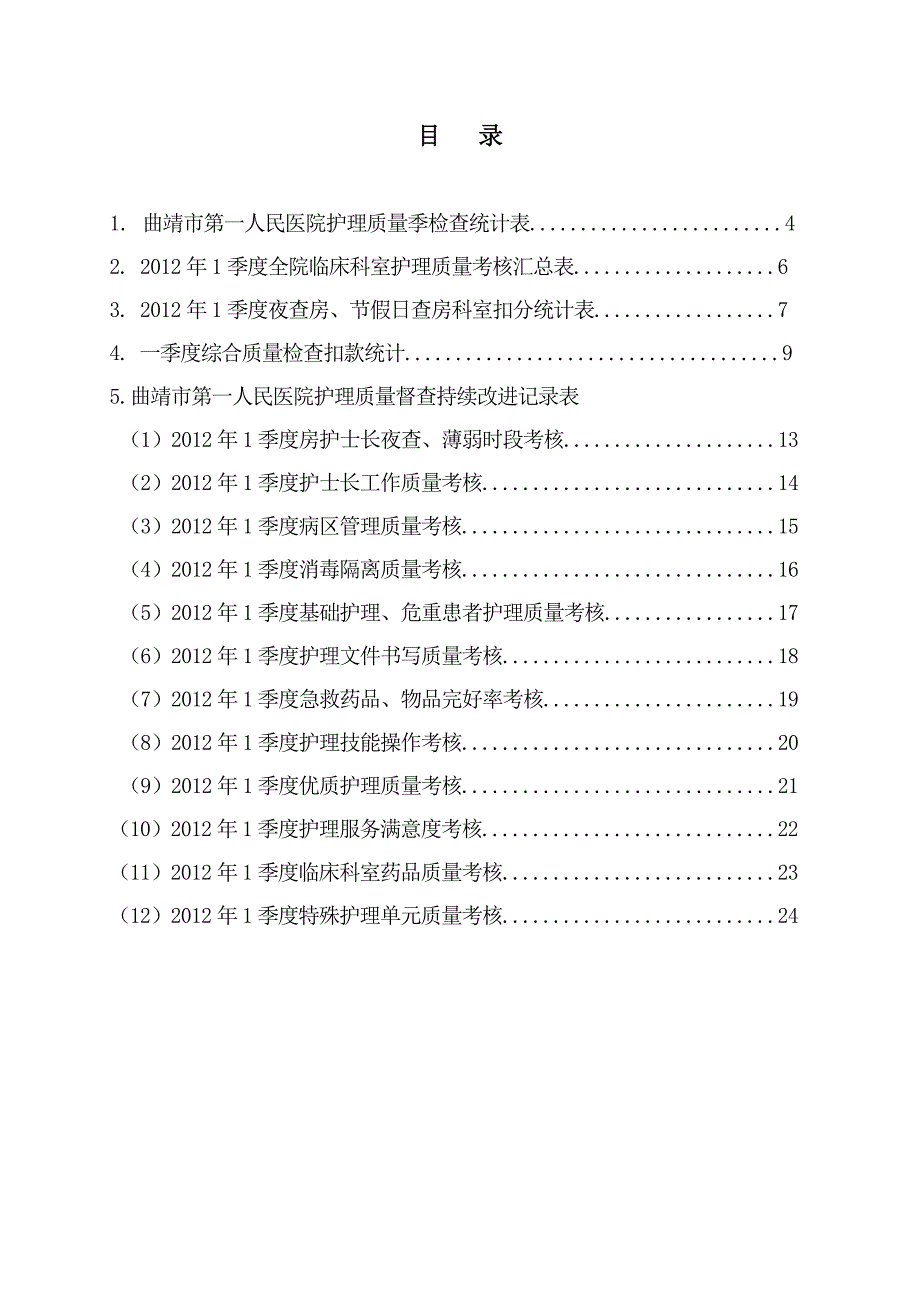 1季度护理质量综合检查分析记录表_第3页