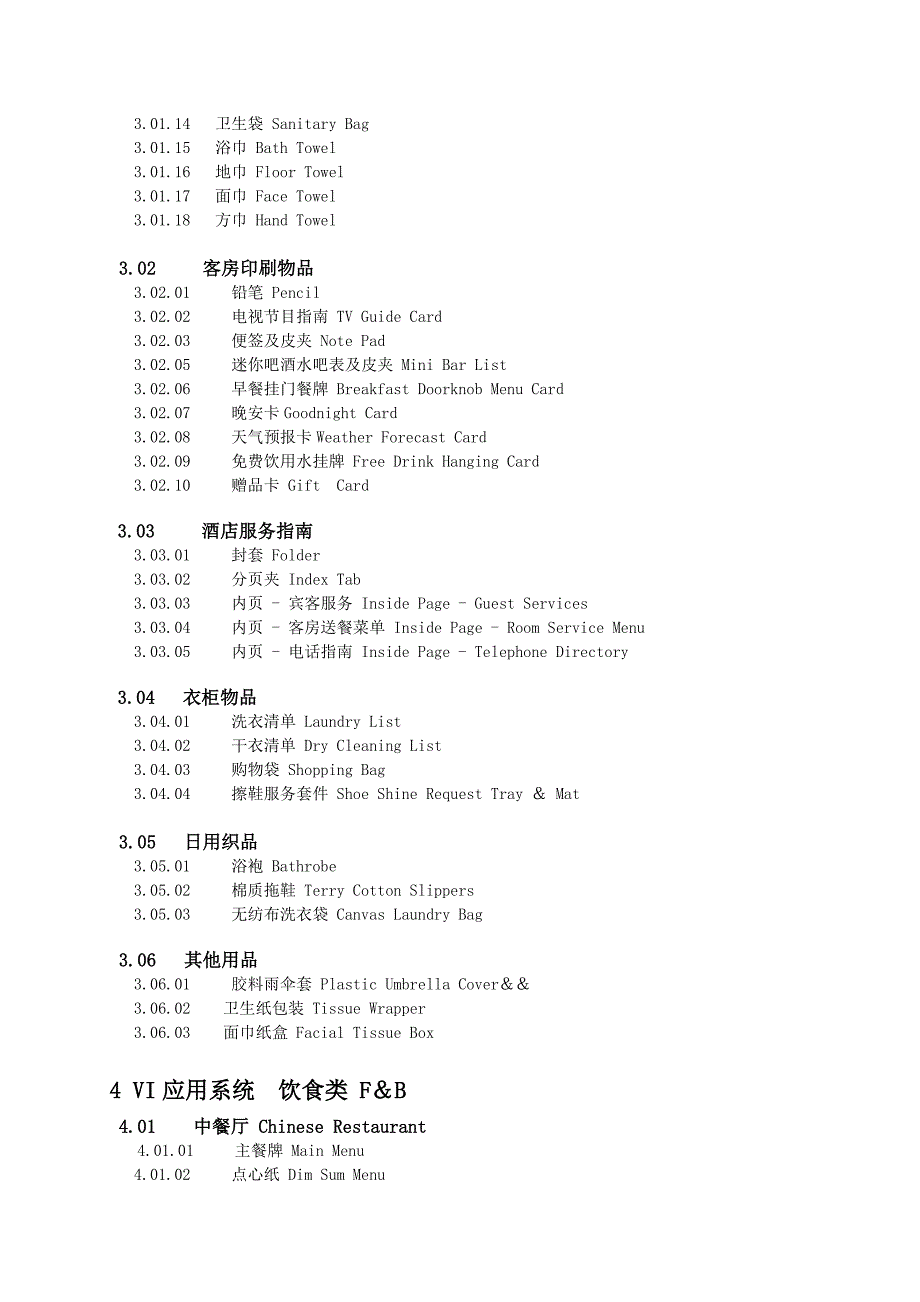 国际五星级酒店VI设计清单.doc_第4页