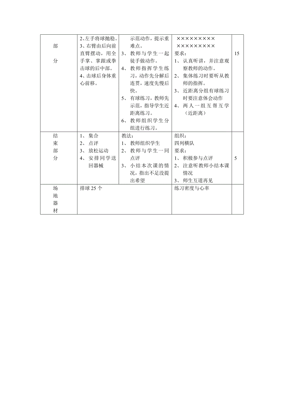 排球教案第17次课_第2页