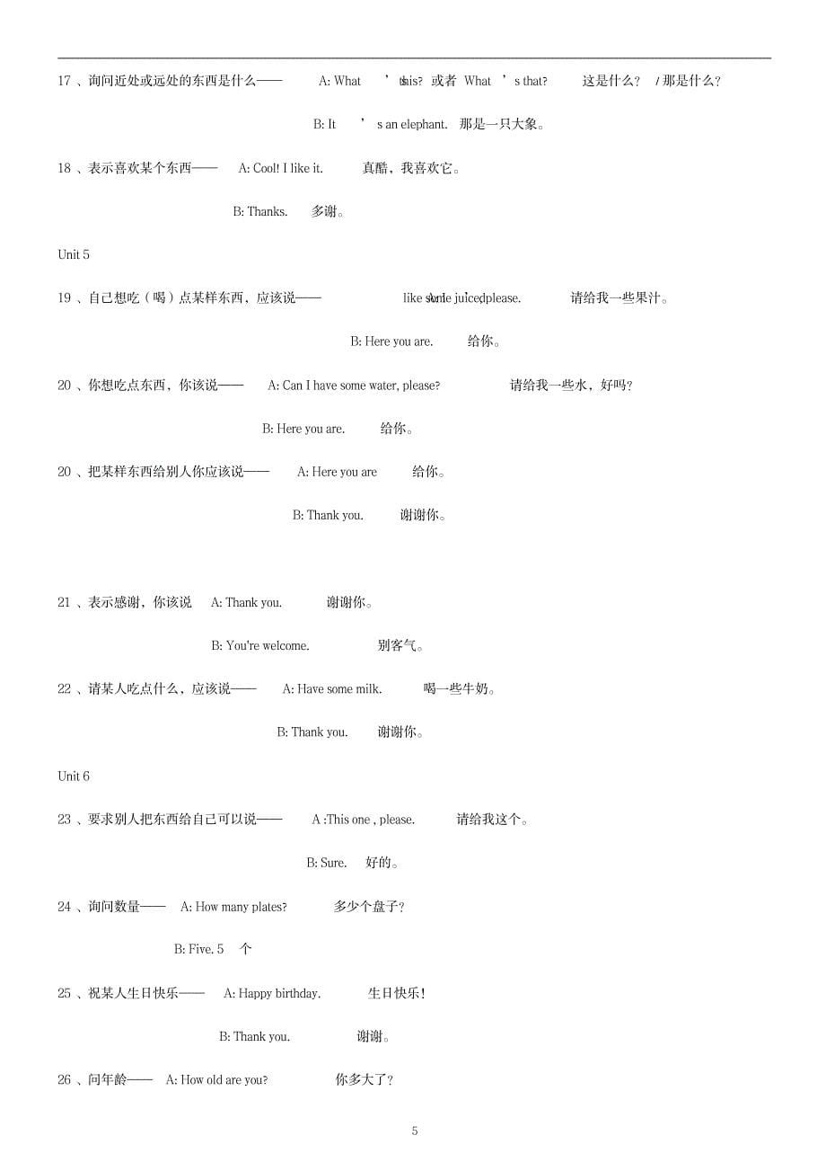 2019年三年级英语上册期末必考知识点总结._第5页