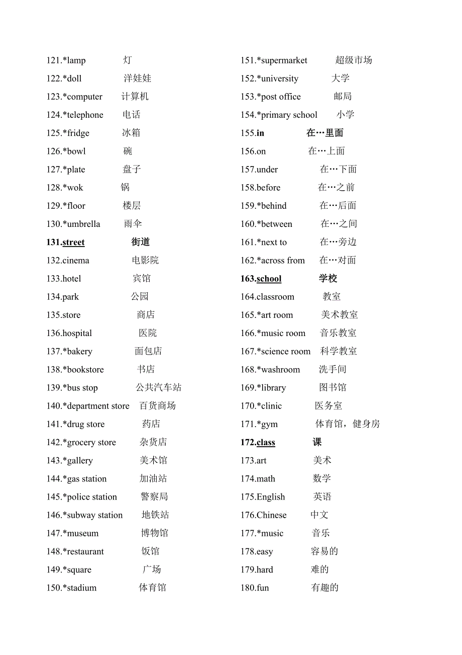 英语六百词复习资料_第3页