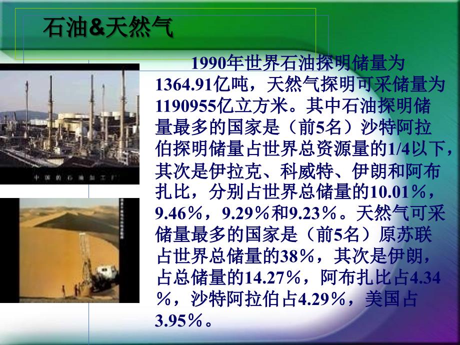 中国及世界能源分布情况课件_第4页