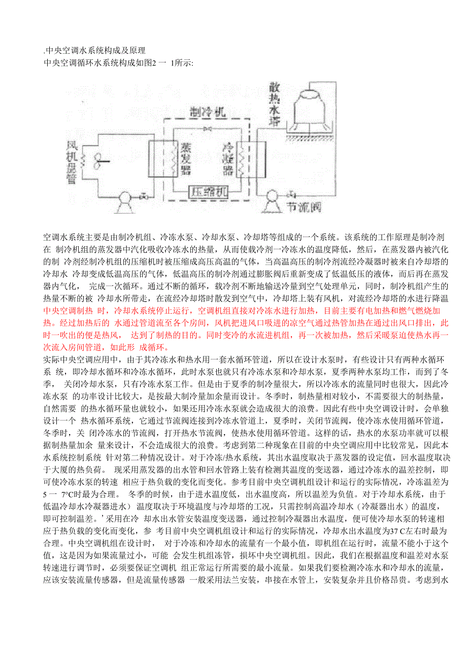 中央空调系统构成及原理_第1页