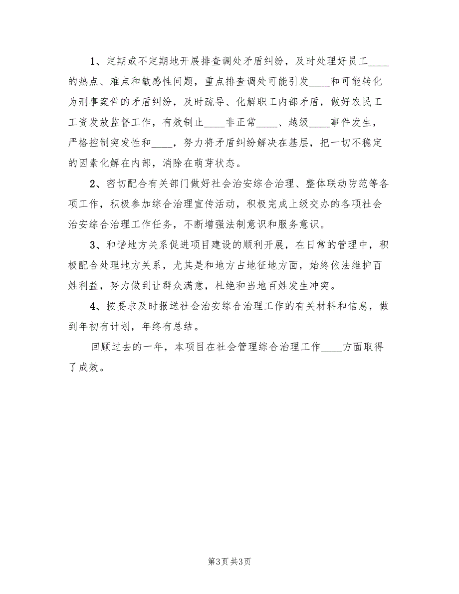 2022年社会管理综合治理工作总结_第3页