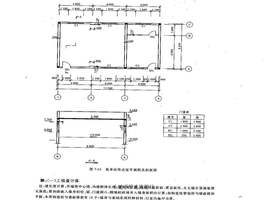 土建手算选拔题目课件_第2页