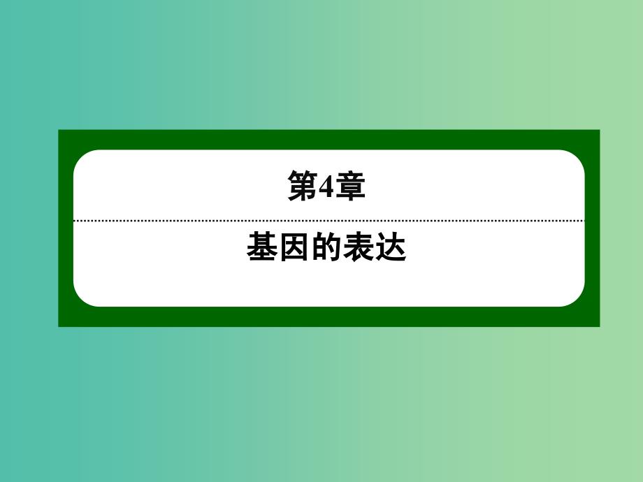 高中生物 4-1 基因指导蛋白质的合成课件 新人教版必修2.ppt_第1页