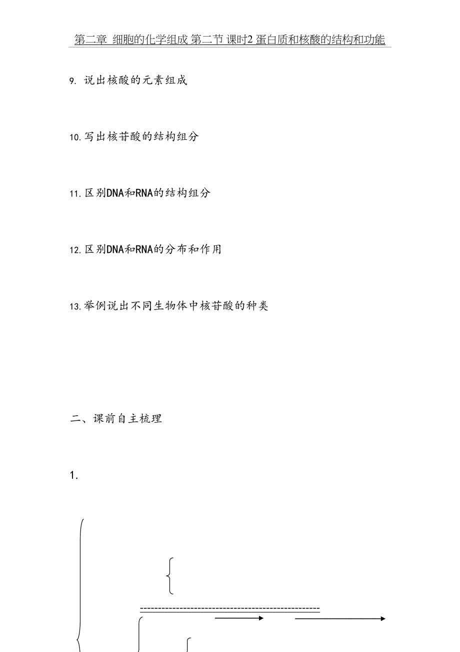 第二章细胞的化学组成第二节课时2蛋白质和核酸的结构和功能_第3页