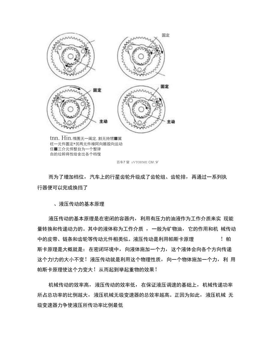 液压机械无级变速器(HMT)原理及应用分析._第5页