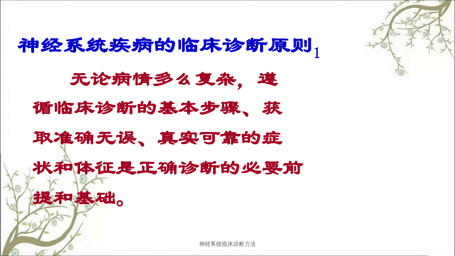 神经系统临床诊断方法课件_第4页