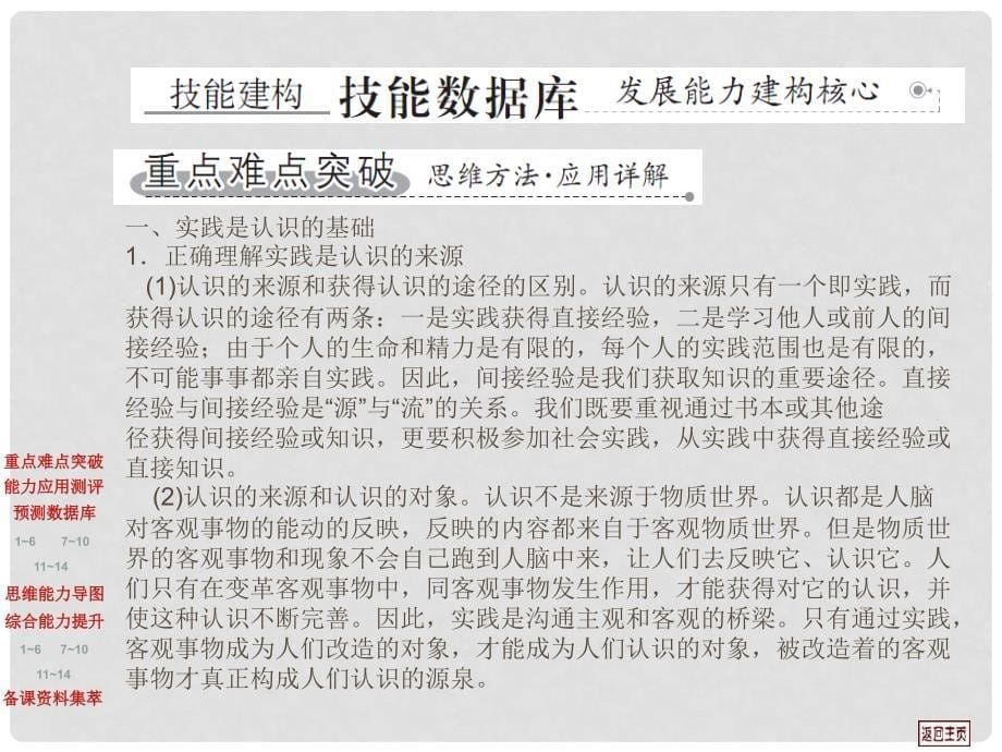 高三政治一轮复习 2.6求索真理的历程课件 新人教版必修4_第5页