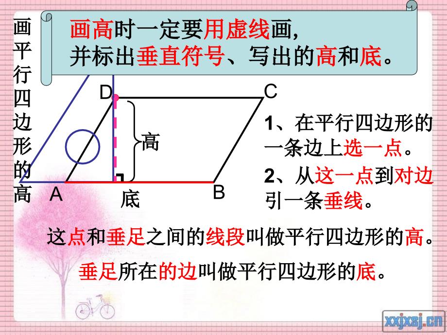 人教版小学数学四年级上册《画平行四边形和梯形的高》[1]_第4页