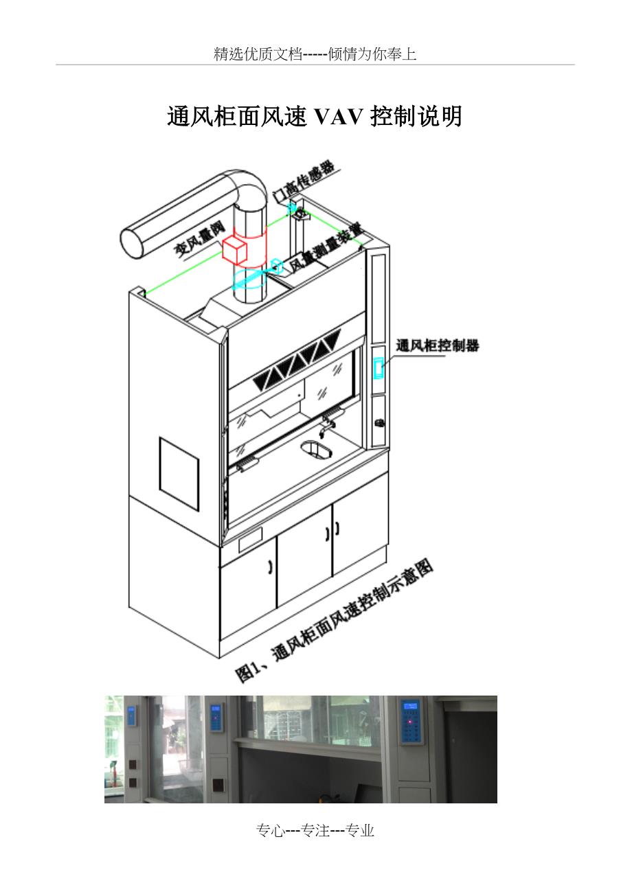 通风柜VAV控制系统说明_第1页