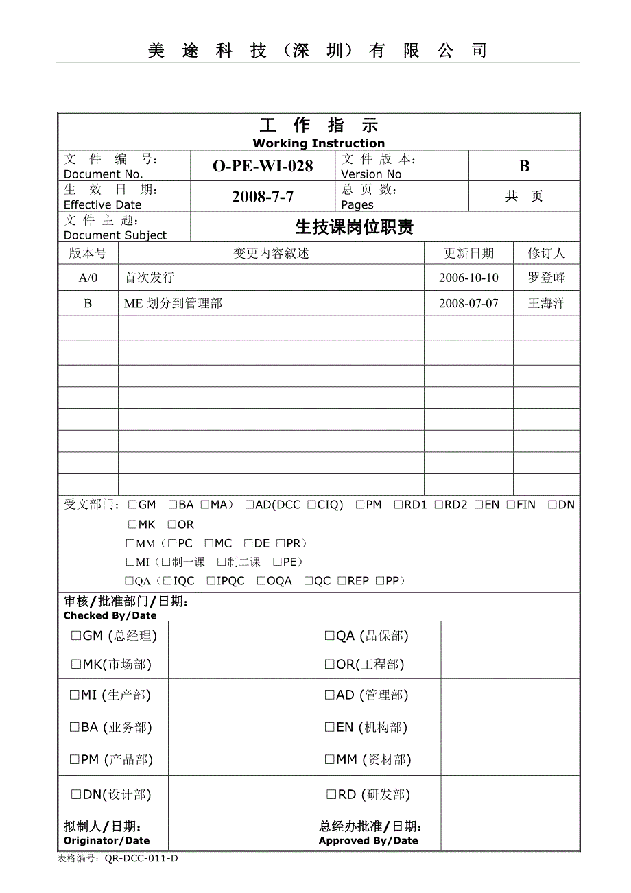 生技课岗位职责.doc_第1页