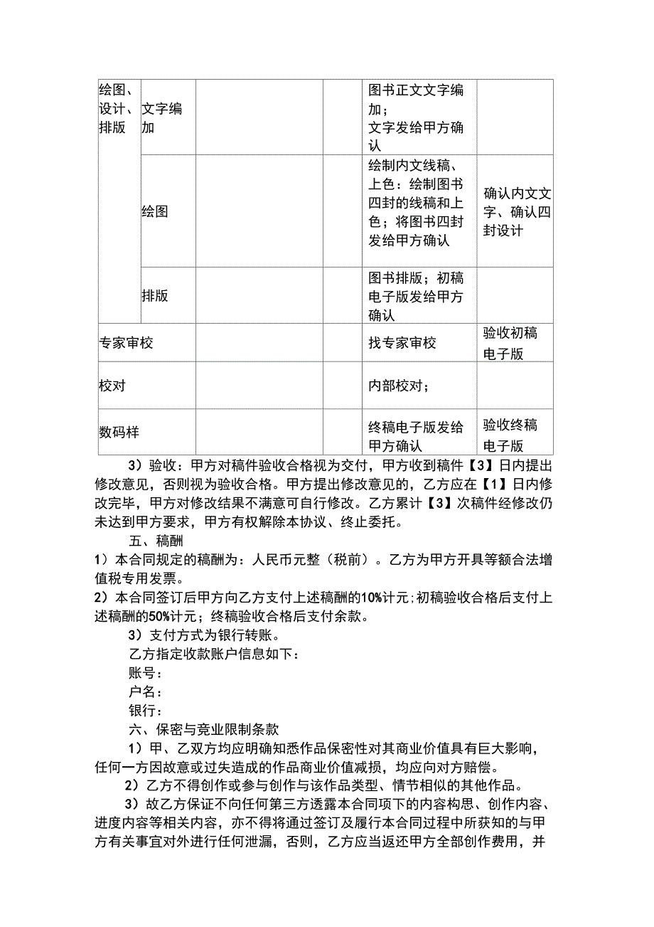 委托创作合同范本_第2页