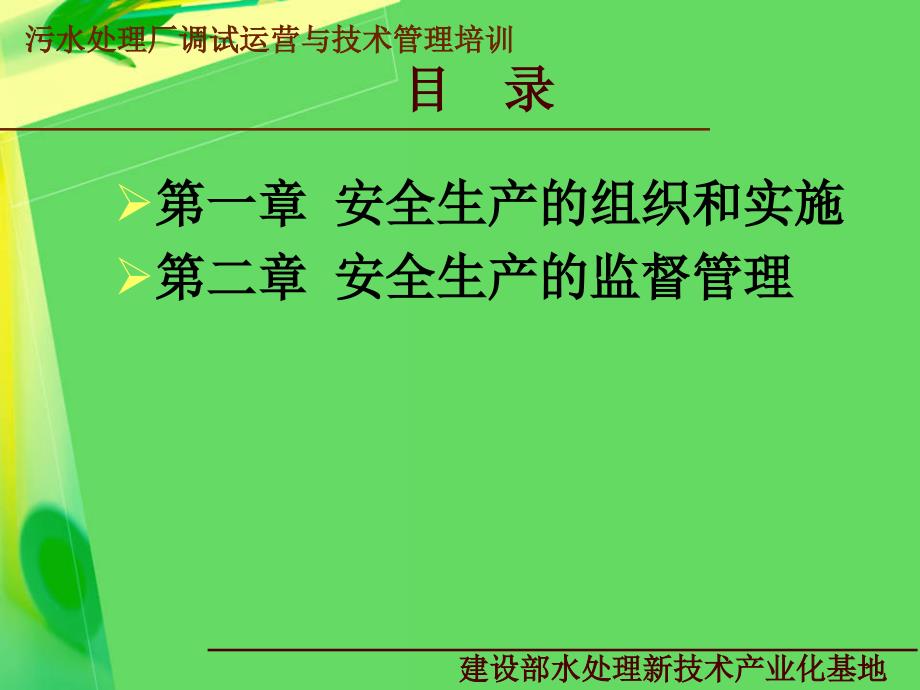 城镇水系统安全生产的组织实施和监督管理_第2页