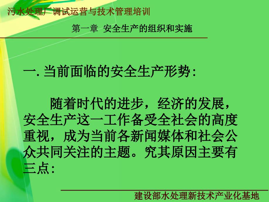 城镇水系统安全生产的组织实施和监督管理_第3页