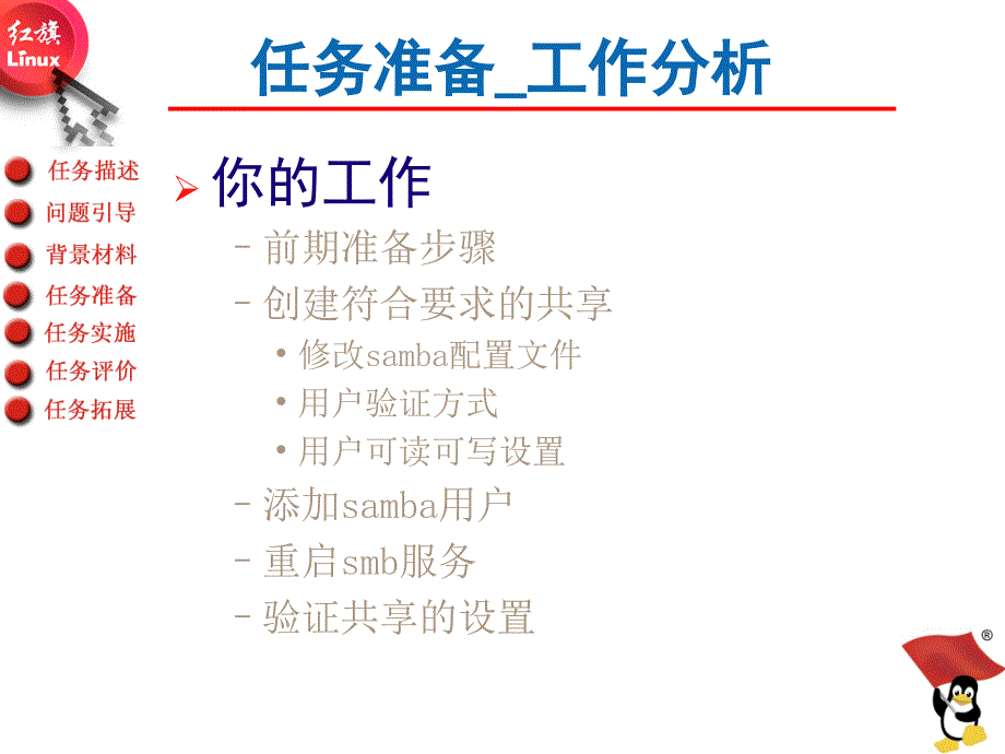 Linux操作系统桌面应用与管理Q1rw6部门间资源共享实现10页PPT_第4页