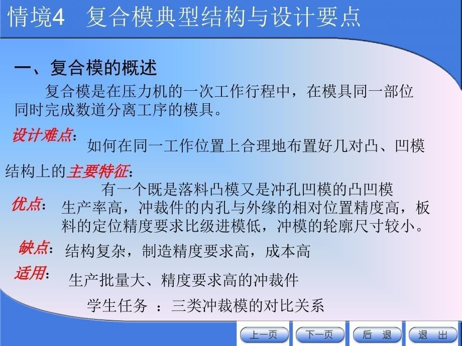 正装与倒装复合模具特点ppt课件_第5页