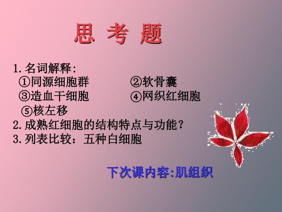 组织胚胎学软骨与血液_第1页