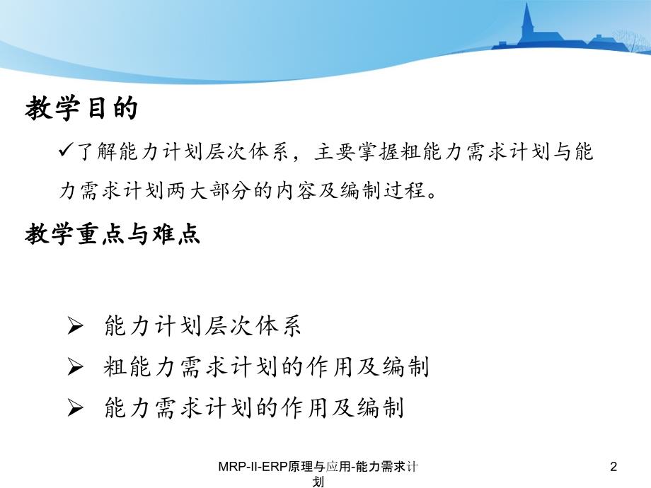 MRPIIERP原理与应用能力需求计划课件_第2页