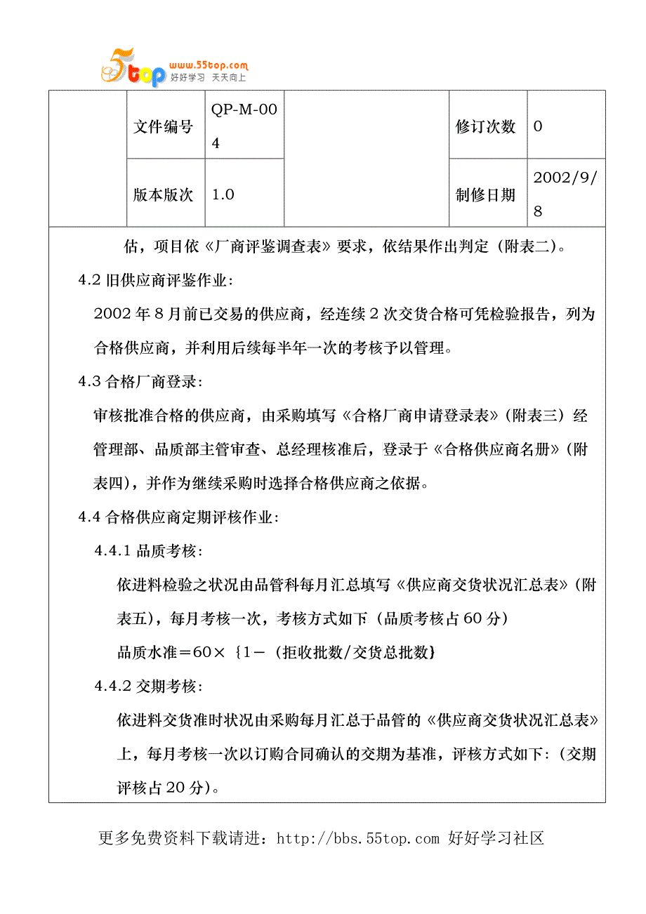 供应商评估考核程序_第3页