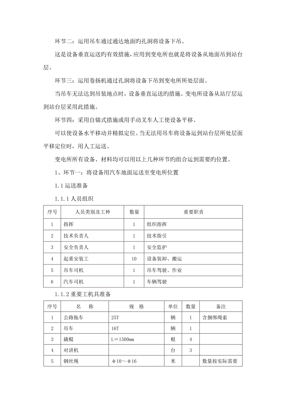 设备运输专题方案_第2页