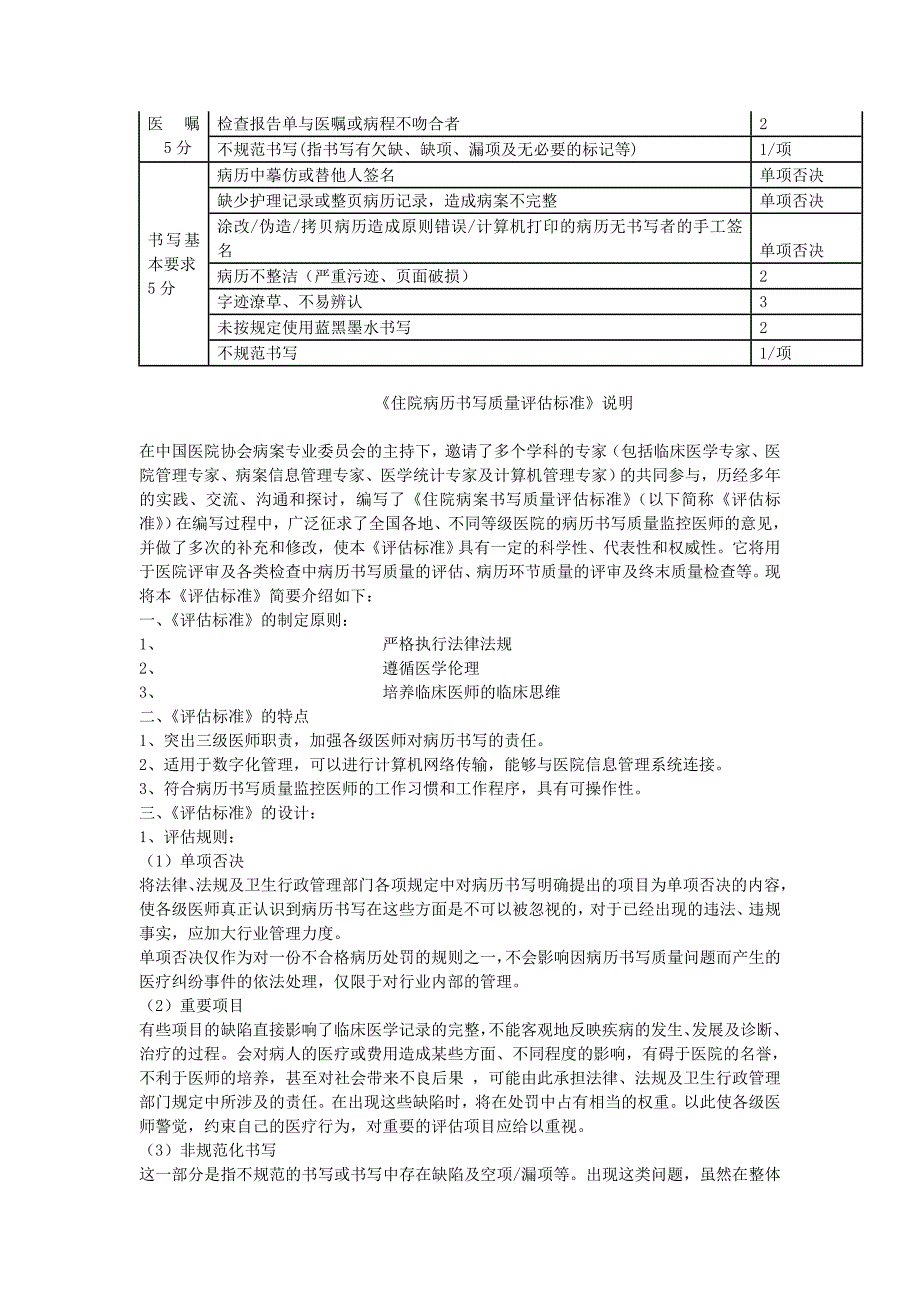 住院病历书写质量评估标准_第3页