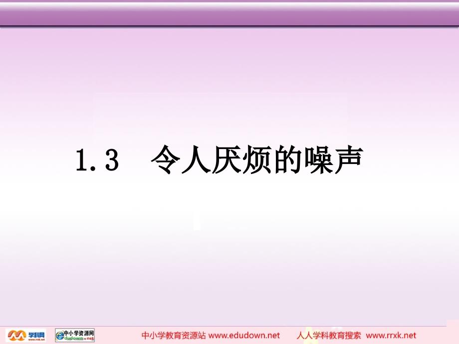 令人厌烦的噪声.ppt_第1页